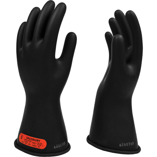 Gants isolants en caoutchouc Salisbury, ASTM classe 0, Taille 10, 11" lo Sécurité Médic