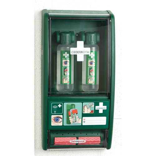 Cederroth Eye Wash/Salvequick&reg; First Aid Kit, Class 1 Medical Device, Station Sécurité Médic