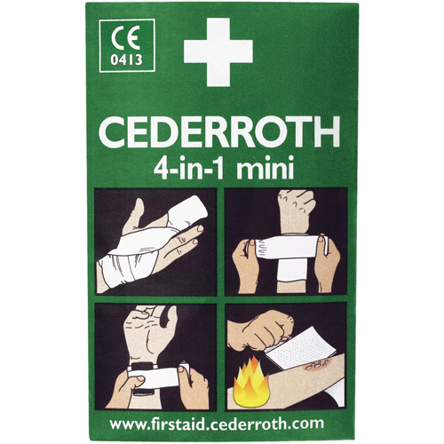 Cederroth 4-in-1 Bloodstopper, 5" L x 3" W Sécurité Médic