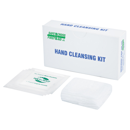Trousse de nettoyage des mains, Serviette Sécurité Médic