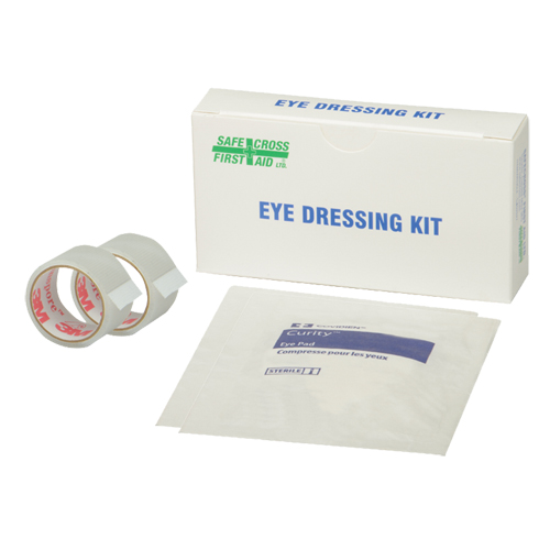 Trousse de pansements (2 tampons & ruban), Oculaire, Classe 1 Sécurité Médic