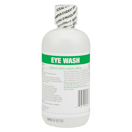 Douche oculaire, Bouteille Plein, 250 ml Sécurité Médic