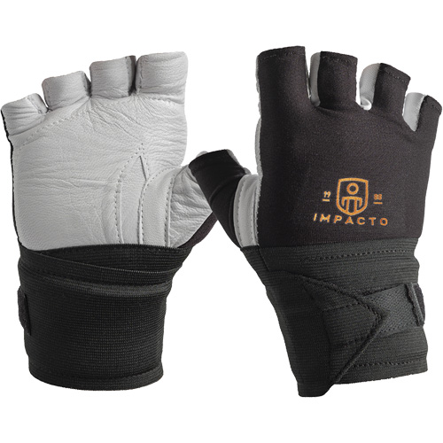 Anti-Vibration Gloves- Right, Size Small, Grain Leather Palm Sécurité Médic