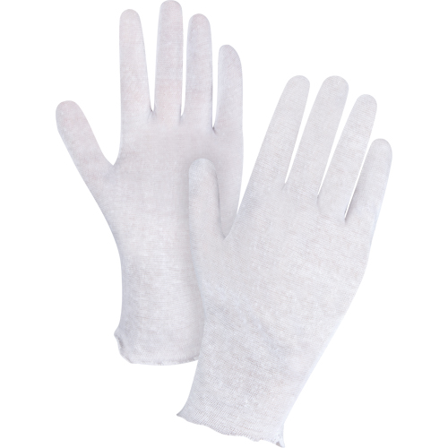 Lightweight Inspection Gloves, Poly/Cotton, Unhemmed Cuff, Ladies Sécurité Médic