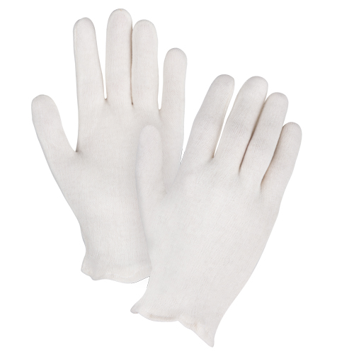 Mediumweight Inspection Gloves, Poly/Cotton, Hemmed Cuff, Ladies Sécurité Médic