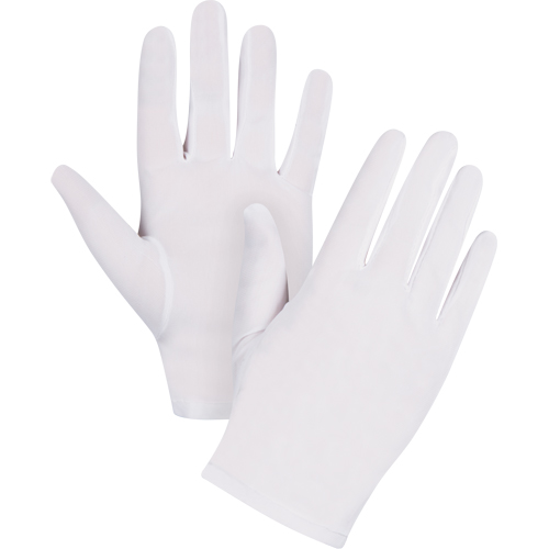 Low-Lint Inspection Gloves, Nylon, Hemmed Cuff, Ladies/X-Small Sécurité Médic