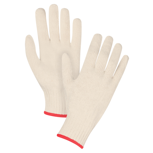 Gants en tricot d'usage standard, Poly/coton, Calibre 7, Petit Sécurité Médic