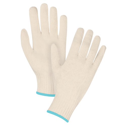 Standard-Duty String Knit Gloves, Poly/Cotton, 7 Gauge, X-Large Sécurité Médic
