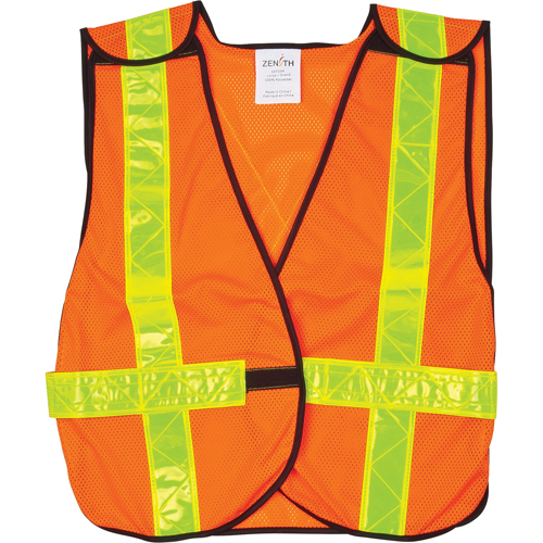 Veste de s&eacute;curit&eacute; d'usage standard, Orange haute visibilit&eacute;, Moyen, Polyester Sécurité Médic