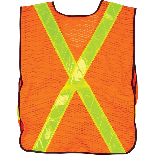 Veste de s&eacute;curit&eacute; d'usage standard, Orange haute visibilit&eacute;, Moyen, Polyester Sécurité Médic