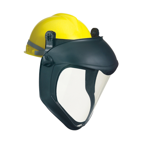 Uvex&reg; Bionic Faceshield with Hardhat Adapter, Polycarbonate Sécurité Médic