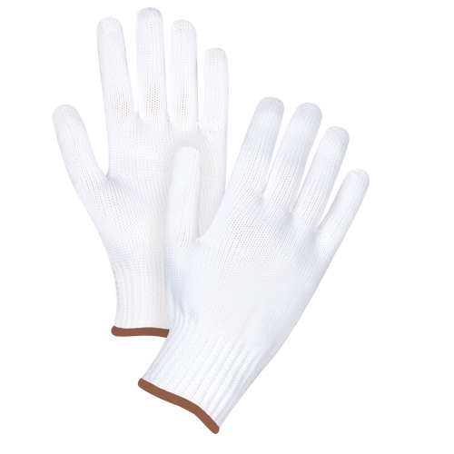 Seamless String Knit Gloves, Polyester, 10 Gauge, Large Sécurité Médic