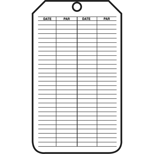 Inspection Tags, Cardstock, 3-1/8" W x 5-7/8" H, French Sécurité Médic