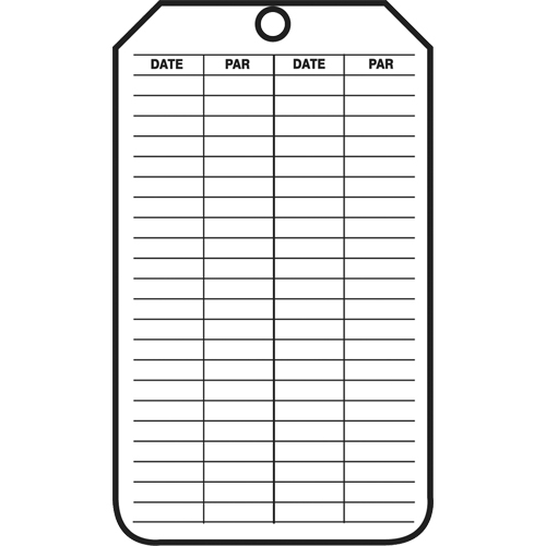 Inspection Tags, Cardstock, 3-1/8" W x 5-7/8" H, French Sécurité Médic