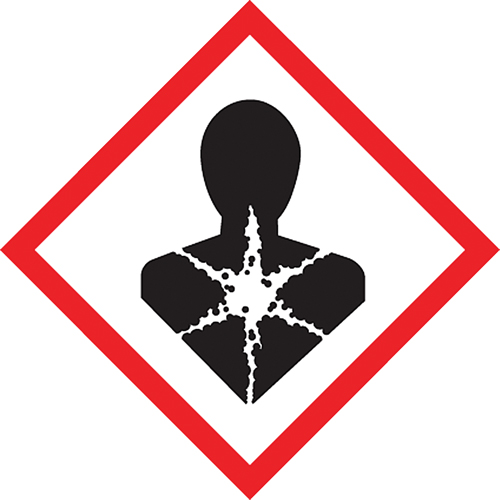 GHS Pictogram Labels, Paper, Roll, 1" L x 1" W Sécurité Médic