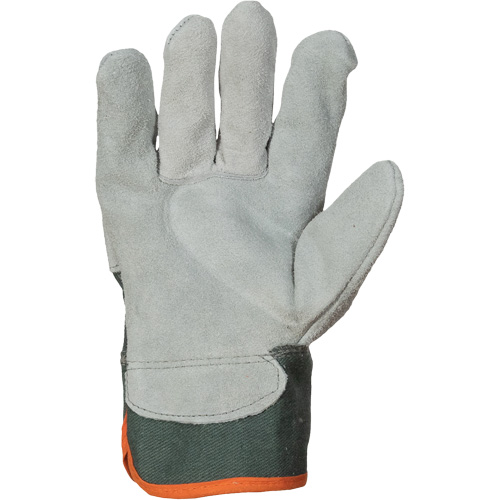 Gants d'ajusteur Endura, Grand, Paume en Cuir refendu, Doublure en Coton Sécurité Médic