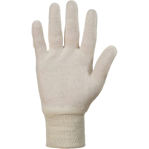 Superior&reg; ML80K Knit Gloves, One Size, White, Unlined, Knit Wrist Sécurité Médic