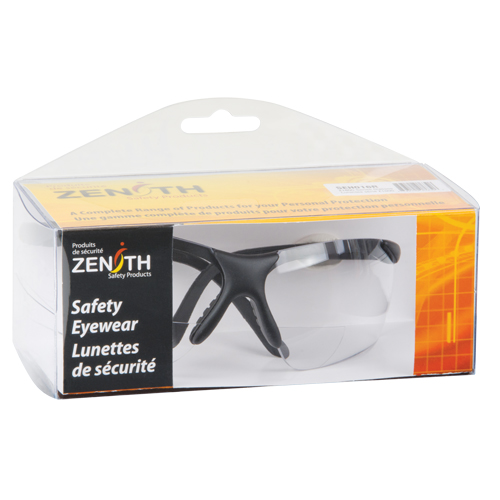 Z1800 Series Reader Safety Glasses, Anti-Scratch, Clear, 2.5 Diopter Sécurité Médic