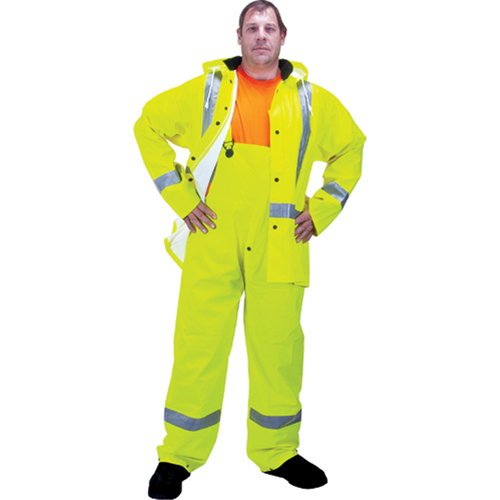 Imperm&eacute;able pour la circulation de premi&egrave;re qualit&eacute; RZ900, Polyester/PVC, Moyen, Jaune lime Sécurité Médic