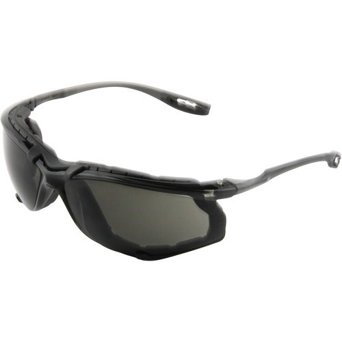 Virtua Safety Glasses with Foam Gasket, Grey/Smoke Lens, Anti-Fog, ANSI Z87+/Meets/Exceeds CSA Z94.3 Sécurité Médic