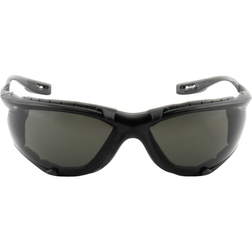 Virtua Safety Glasses with Foam Gasket, Grey/Smoke Lens, Anti-Fog, ANSI Z87+/Meets/Exceeds CSA Z94.3 Sécurité Médic