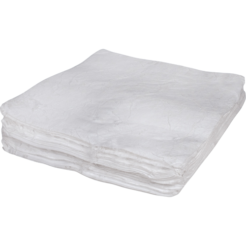 Premium Meltblown Sorbent Pads, Oil Only, 30" x 30", 50 gal. Absorbancy Sécurité Médic