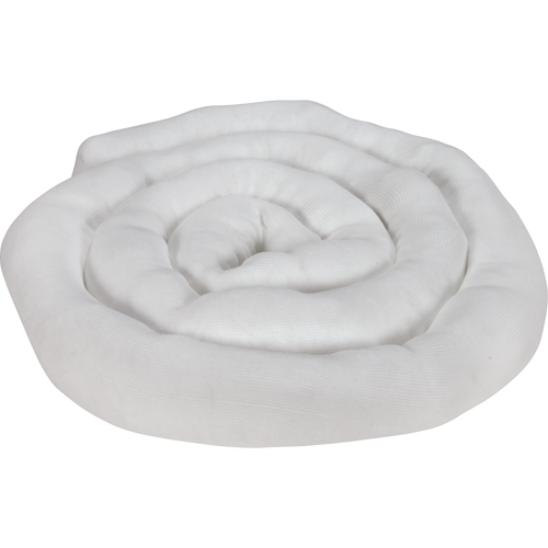 Sorbent Sock, Oil Only, 45 gal. Absorbancy, 3" W x 10' L, Pack of 10 Sécurité Médic