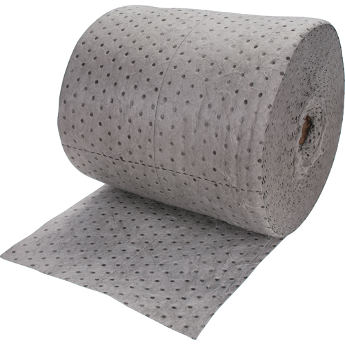 Premium Bonded Sorbent Rolls, Mediumweight, 150' L x 15" W, 20 gal. Absorbancy Sécurité Médic