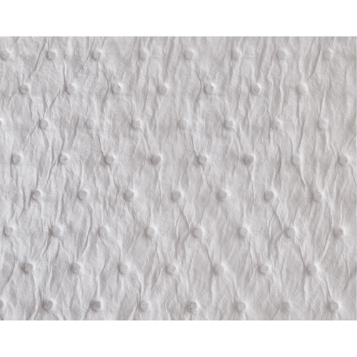 Feuilles absorbantes en fibres fines de premi&egrave;re qualit&eacute;, Huile seulement, 15" x 17", 25 gal. d'absorption Sécurité Médic