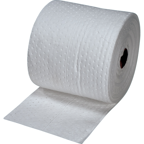 Premium Laminated (SMS) Sorbent Rolls, Heavyweight, 150' L x 15" W, 25 gal. Absorbancy Sécurité Médic