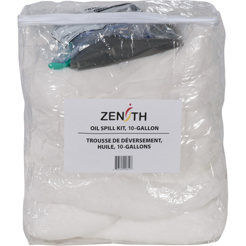 Trousse de lutte contre les d&eacute;versements de premi&egrave;re qualit&eacute; pour camion, Huile seulement, Sac, Absorbance de 10 gal. US Sécurité Médic