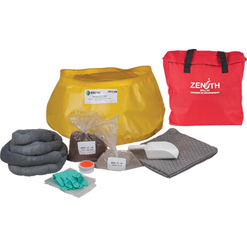 Trousse de lutte contre les d&eacute;versements pour l'ouest du canada, Universel, Sac, Absorbance de 17 gal. US Sécurité Médic