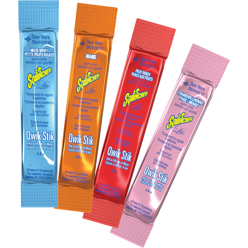Sqwincher&reg; Boisson de r&eacute;hydratation ZERO Qwik Stik, Poudre, Orange Sécurité Médic