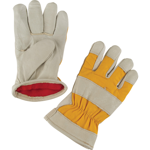 Premium Winter-Lined Work Gloves, 2X-Large, Grain Pigskin Palm, Foam Fleece Inner Lining Sécurité Médic