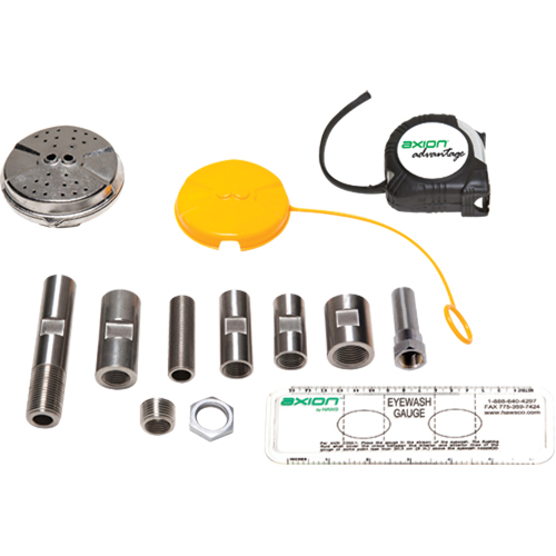 Trousse de mise &agrave; niveau pour douche oculaire/faciale Axion Advantage avec t&ecirc;te de douche oculaire/faciale en acier inoxydable Sécurité Médic