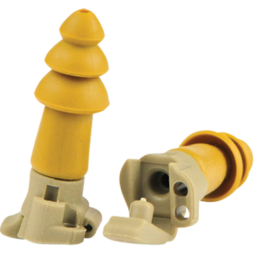 Bouchons d'oreilles BattlePlugs Impulse, Sans cordon, Paire - Boîtier en plastique, 24 dB NRR, Petit Sécurité Médic