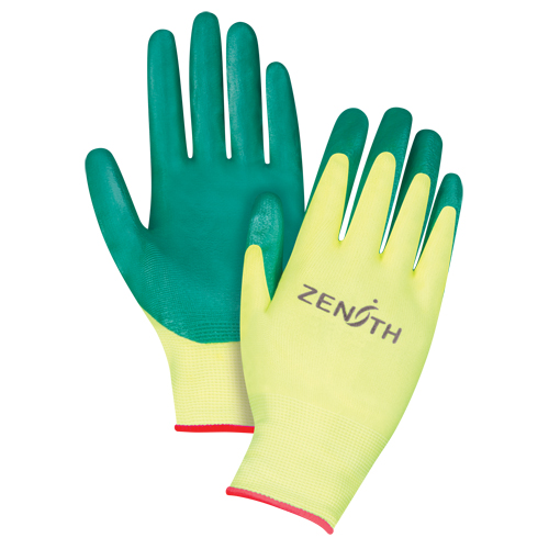 ZX-3 Premium Gloves, 7/Small, Nitrile Coating, 15 Gauge, Nylon Shell Sécurité Médic