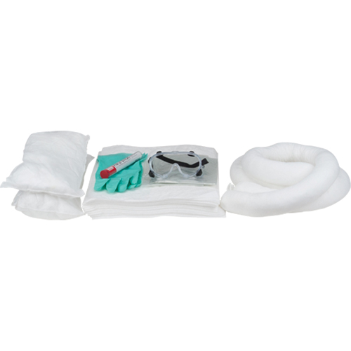 Trousse de d&eacute;versements de rechange de premi&egrave;re qualit&eacute; pour v&eacute;hicules, 10 gallons, Huile seulement Sécurité Médic