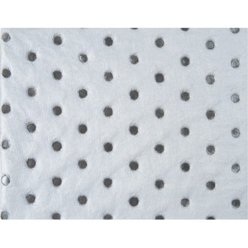 Industrial-Grade Fine Fibre Sorbent Pads, Oil Only, 15" x 17", 40 gal. Absorbancy Sécurité Médic