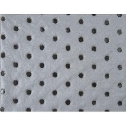 Feuilles absorbantes en fibres fines de calibre industriel, Universel, 15" x 17", 40 gal. d'absorption Sécurité Médic