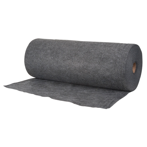 Rouleau absorbant industriel, 36" la x 100' lo, Lourd Sécurité Médic