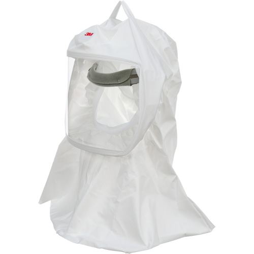 Cagoule Versaflo de haute durabilit&eacute; avec coiffe int&eacute;gr&eacute;e, Grand/Moyen, Coiffe souple, Bavette Simple Sécurité Médic
