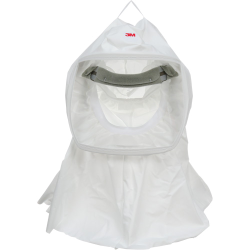Cagoule Versaflo de haute durabilit&eacute; avec coiffe int&eacute;gr&eacute;e, Grand/Moyen, Coiffe souple, Bavette Simple Sécurité Médic