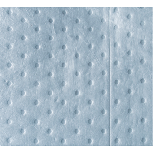 Premium Blue Bonded Sorbent Pads, Oil Only, 15" x 18", 30 gal. Absorbancy Sécurité Médic