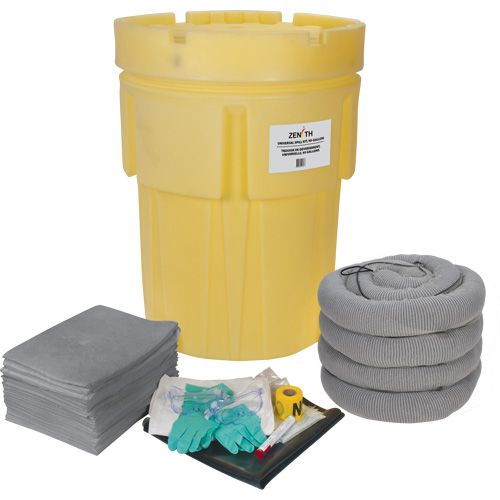 Spill Kit, Universal, Drum, 95 US gal. Absorbancy Sécurité Médic