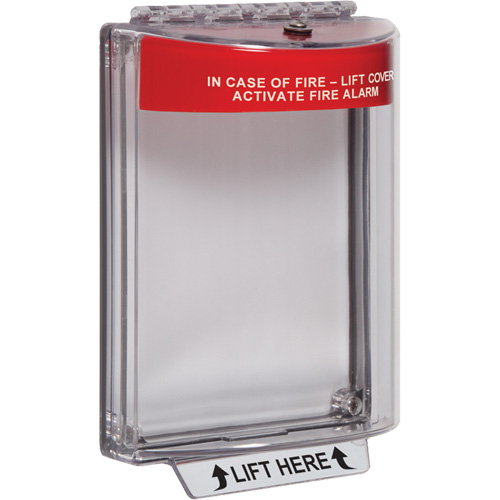 Universal Stopper&reg; Fire Alarm Covers, Flush Sécurité Médic