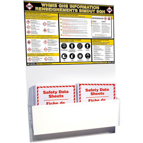 GHS Information Stations, English & French, Binders Included Sécurité Médic