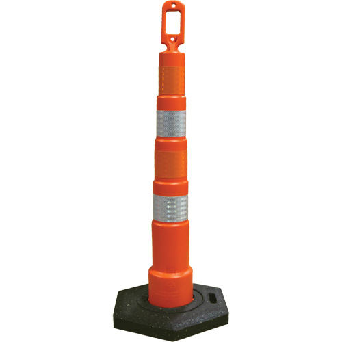 Grip N Go Trim Line Channelizers, 49" High, Orange Sécurité Médic