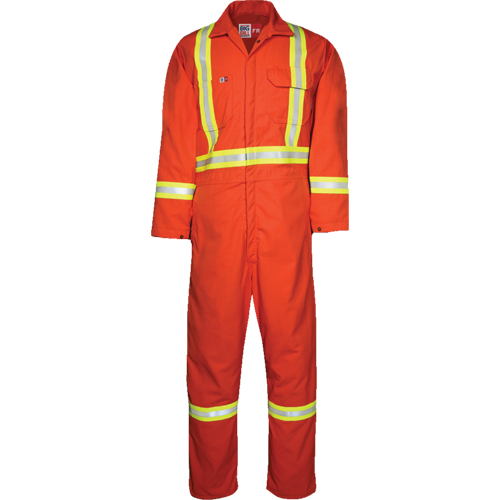 Combinaison non doubl&eacute;e Westex UltraSoft, Grand, Orange Sécurité Médic