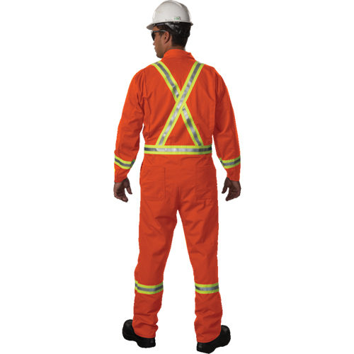 Combinaison non doubl&eacute;e Westex UltraSoft, Grand, Orange Sécurité Médic